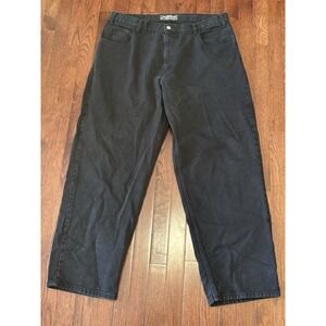 Vintage Levi's Silvertab Black Jeans Loose Fit Baggy 90s Y2K Men's 38x32